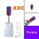 thumbnail image 1 of RolinStar-broca para uñas de tungsteno 6,6 de ambas manos, color morado, barril superior redondo grande, barril de carburo y el mejor removedor para polvo y, 1 of 4