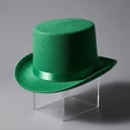 thumbnail image 6 of YAWUBT Magician Felt Top Hat for Adults, Butler Costume Top Hat, Ringmaster Hat, Steampunk Hat, Dress Up Party Hat, 6 of 6