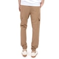thumbnail image 3 of Pantalón Para Hombre Jogger Cargo De Nylon Quarry Color Khaki, 3 of 4