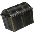 thumbnail image 2 of Small Pirate Treasure Chest Antique Kids Toy Storage Box Decorative Jewelry Container, 2 of 8