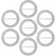thumbnail image 1 of FELTECHELECTR 50 hebillas de cinta con diamantes para silla, decorativas, de plástico, para bodas, galas, fiestas y eventos formales., 1 of 6