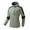 Green, variant on Pisexur Women's Trench Coats Fashion Zip Up Windbreaker Jacket Casual Hooded Workout Jackets for Woman Oversized Windproof Rain Coats Plus Size Rain Jacket S-4XL