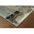 thumbnail image 5 of Ox Bay Macia Abstract Painted Indoor Area Rug, Gray & Blue, 7'9" x 9'5", 5 of 9
