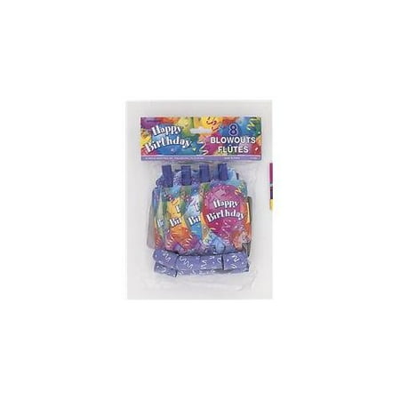 Unique Industries 11352 Birthday Jubilee 8 Blowouts Pack of 12