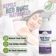 thumbnail image 2 of Bed Bug Spray for Home, Mattress, Furniture & Carpet – Bugs Killer Treatment Dust Mites, Fleas Lice Natural Essential Oil Pest Control - 16 Fl Oz, 2 of 3