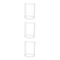 thumbnail image 1 of Perchero Inteprter Almacenamiento Plástico Blanco 24,5 * 12,5 * 16,7 cm, 1 of 6