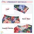 thumbnail image 3 of FORMRS Kids Pajama Set Cotton Long Sleeve Top and Pants 2-Piece Lounge Sleepwear, Sizes 18M-8Y, Vibrant Pink Floral Pattern, 3 of 6