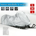 thumbnail image 5 of Snowmobile Cover Waterproof Dust Trailerable Sled Anti-UV Winter Motorcyle Outdoor Silver 145X51X48cm, 5 of 10
