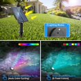 thumbnail image 3 of Solar Pond Lights, RGB Underwater Lighting Landscape Spotlight Submerged Lights with IP68 Waterproof, Color Changing for Garden, Patio, Tree, 3 of 4