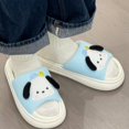 thumbnail image 1 of Zapatillas de lino para el hogar para hombre y mujer, pantuflas antideslizantes de interior con dibujos animados para las cuatro estaciones, de algodón y lino, moda silenciosa, nuevo estilo, 1 of 5