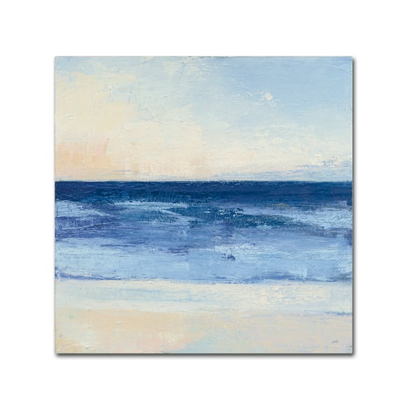 Trademark Fine Art 'True Blue Ocean II' Canvas Art by Julia Purinton