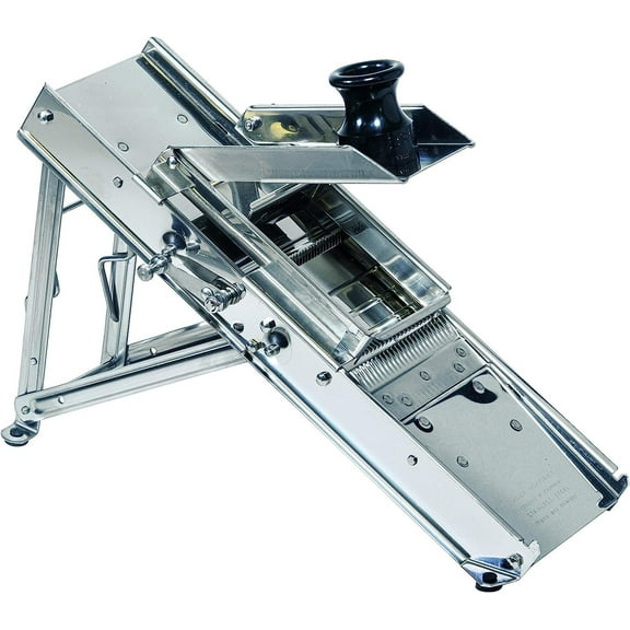 Soro Essentials- Stainless Steel Adjustable Mandoline Food Slicer with 2 Blades- Mandoline Slicer for Kitchen Vegetable Chopper Food Chopper Vegetable Slicer Potato Slicer Mandolin Potato Cutter