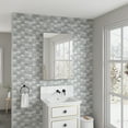 thumbnail image 3 of 24'' W x 36'' H Surface Frameless Mirror Medicine Cabinet, Beveled Mirror Edges Bathroom Medicine Cabinet, Right opening door, 3 of 6