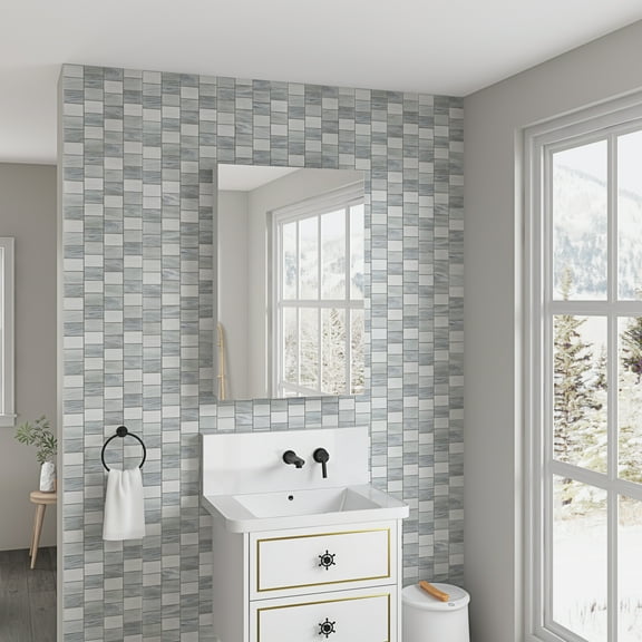 24'' W x 36'' H Surface Frameless Mirror Medicine Cabinet, Beveled Mirror Edges Bathroom Medicine Cabinet, Left opening door