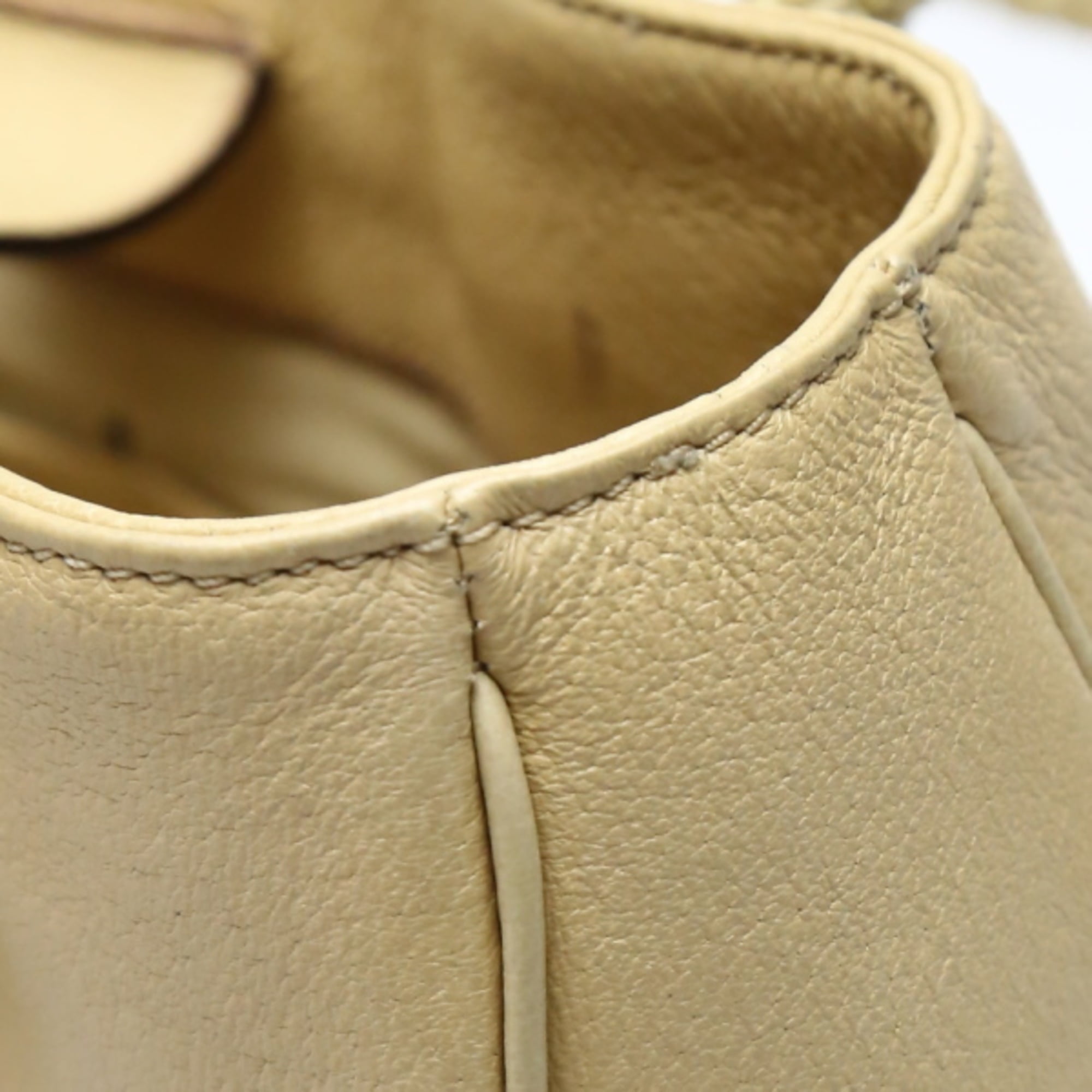 Pre-Owned Kate Spade tote bag with braided rope handles in beige (Fair)