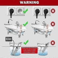thumbnail image 4 of 3000W Immersion Water Heater, Smart Submersible Water Heater, Smart Timing,Water Heater for Pool Bathtub-A, 4 of 5