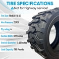 thumbnail image 4 of Neumático Veteran Tire and Rubber Garden Master 18x8.50-10, 4 of 7
