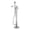 Brushed Nickel, variant on Sumerain Freestanding Bathtub Faucet with Hand Shower, Floor Mounted, High Flow, Brushed Gold