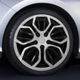 thumbnail image 3 of MOVTOTOP Aluminium Alloy Wheel Hubcap for Home Use Silver Color Easy Installation Universal Fit 7 Inches, 3 of 7