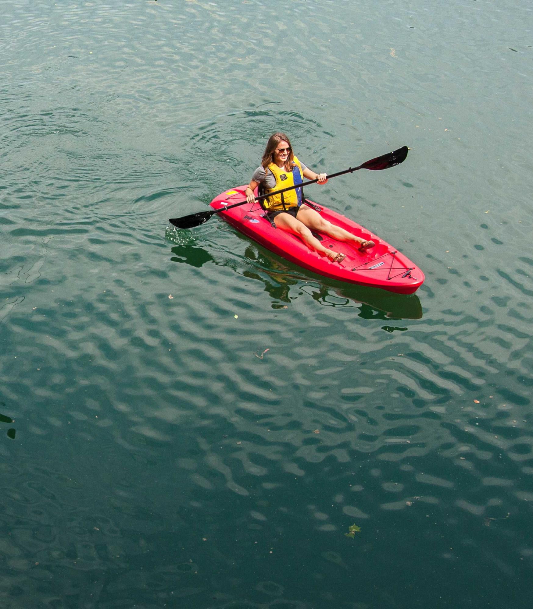 Lifetime Hydros 101 inch Sit-On-Top Kayak, Red (90936)