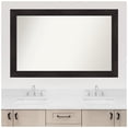 thumbnail image 7 of Amanti Art Custom Framed Wall and Bathroom Mirror (32.75 x 51.75 in.), Furniture Espresso Frame, 7 of 7