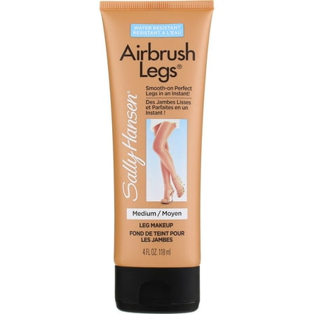Sally Hansen Airbrush Legs Lotion, Medium 2, Water Resistant, 4 fl oz (2 pack) (Bundle)