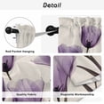 thumbnail image 5 of Purple Tulip Flower Tier Curtains, Aesthetics Farmhouse Floral Plant Light Filtering Kitchen Curtains, 2Pcs Rod Pocket Half Window Treatments Panels for Sink Cafe Cabinet Camper 27.5x24 Inches, 5 of 9