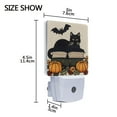 thumbnail image 4 of Yayeee LED Plug in Night Light for The Home with Auto Dusk to Dawn Light Sensors, 2 Pack, Beige Halloween Cat, 4 of 6