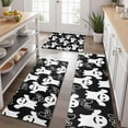 thumbnail image 2 of Smiling Ghosts Halloween Pattern Kitchen Rugs Sets Of 3,Kitchen Runner Rugs Non Skid Washable,Decorative Kitchen Floor Mats for Kitchen,Sink,Laundry,17"x30"+ 17"x47" + 17"x59", 2 of 6