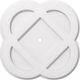 thumbnail image 1 of Ekena Millwork CMP18CE-01000 18 in. OD x 1 in. ID Square Charlotte Architectural Grade PVC Contemporary Ceiling Medallion, 1 of 1