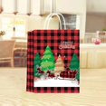thumbnail image 1 of Bolsa de papel para regalo de Navidad, 4 piezas, Papá Noel, galletas, dulces, manualidades, fiesta de navidad, 1 of 4