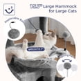 thumbnail image 3 of Torre para Gatos Pawfessor Pequeña con Hamaca y Rascador, 3 of 6