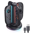 thumbnail image 4 of ARCADORA Charging Dock for Switch 2 Joy-Con 2 Controllers 4-Port USB-C with RGB Lighting, 4 of 4