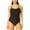 Black, variant on Womens One Piece Swimsuit Size: XS, Color: Black