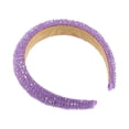thumbnail image 6 of Unique Bargains 1 Pc Rhinestone Headband for Women Bling Padded Hairband Hair Accessories Purple 1.18 Inch Wide, 6 of 7