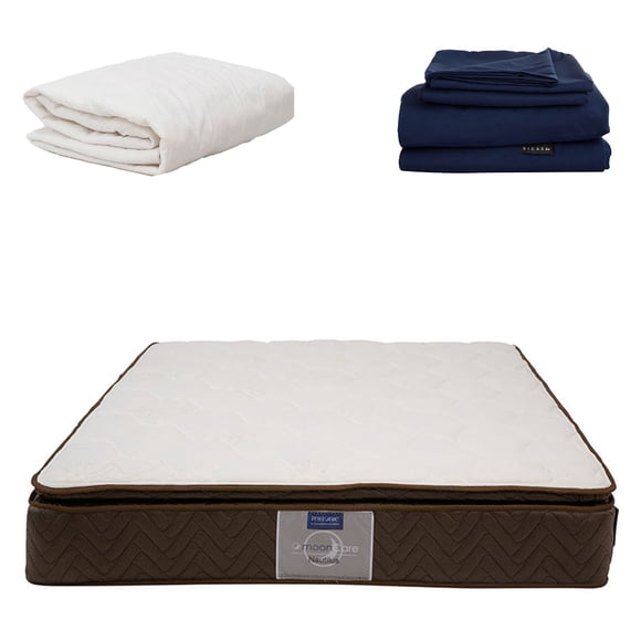 Colchón Queen Size Restonic Nautilus + Protector + Sábanas Softy