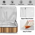 thumbnail image 4 of Iauyy Casserole Carrier for Hot Food Insulated Casserole Travel Carry Bag with Lid Food Warmer Bag for Party/Picnic,Vertical Stripes, 4 of 7
