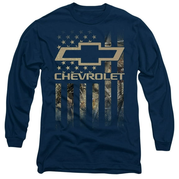 Chevrolet - Camo Flag - Long Sleeve Shirt - Small