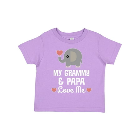 

Inktastic Grammy and Papa Love Me Grandchild Gift Toddler Boy or Toddler Girl T-Shirt