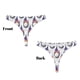 thumbnail image 3 of Balery Golf balls Tangas de Algodón para Mujer con Estampado – Ropa Interior Sexy, Transpirable, G-string-Small, 3 of 6