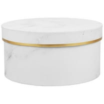 HEANUJJ White Floral Storage Box with Lid for Wedding and Birthday Flower Arrangements