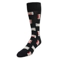 thumbnail image 2 of MeMoi Mixtape Cassette Bamboo Blend Men's Crew Socks - Mens - Male, 10-13, Asphalt, 2 of 2