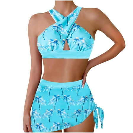 Zuesphe Womens Swimsuits One Piece Tummy Control Womens Bathing Suits Ladies Swimwear Tummy Control 2 Piece Sexy White Beachwear Women Criss Cross Back Clearance Sales