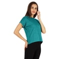 thumbnail image 3 of Inkmeso Drop Shoulder Round Neck T-shirt For Womens Casual Relax Fit Summer T-shirts, 3 of 7