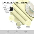 thumbnail image 4 of Homi Drapes Double Pinch Pleated Blackout Curtains Thermal Insulated Room Darkening Drapes for Bedroom/Livingroom Along with 2 Panels,Tiebacks,Hooks (Ivory, 36"x95"), 4 of 5