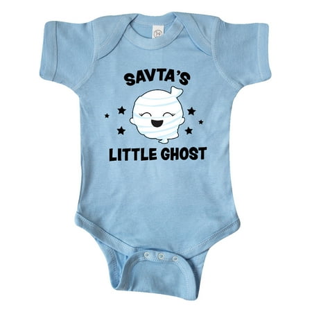 

Inktastic Cute Savta s Little Ghost with Stars Gift Baby Girl Bodysuit