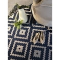 thumbnail image 5 of Furnish My Place Outdoor Accent Diamond Rug - 2 ft. x 3 ft., Navy, 5 of 7