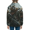 thumbnail image 6 of Sigee Surreal Panda Warrior for Teenage Zip Up Hoodies Long Sleeve Sweatshirts-Medium, 6 of 6