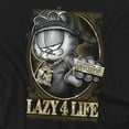 thumbnail image 2 of Garfield T-Shirt Lazy 4 Life Unisex Graphic Tee For Men & Women, 2 of 7