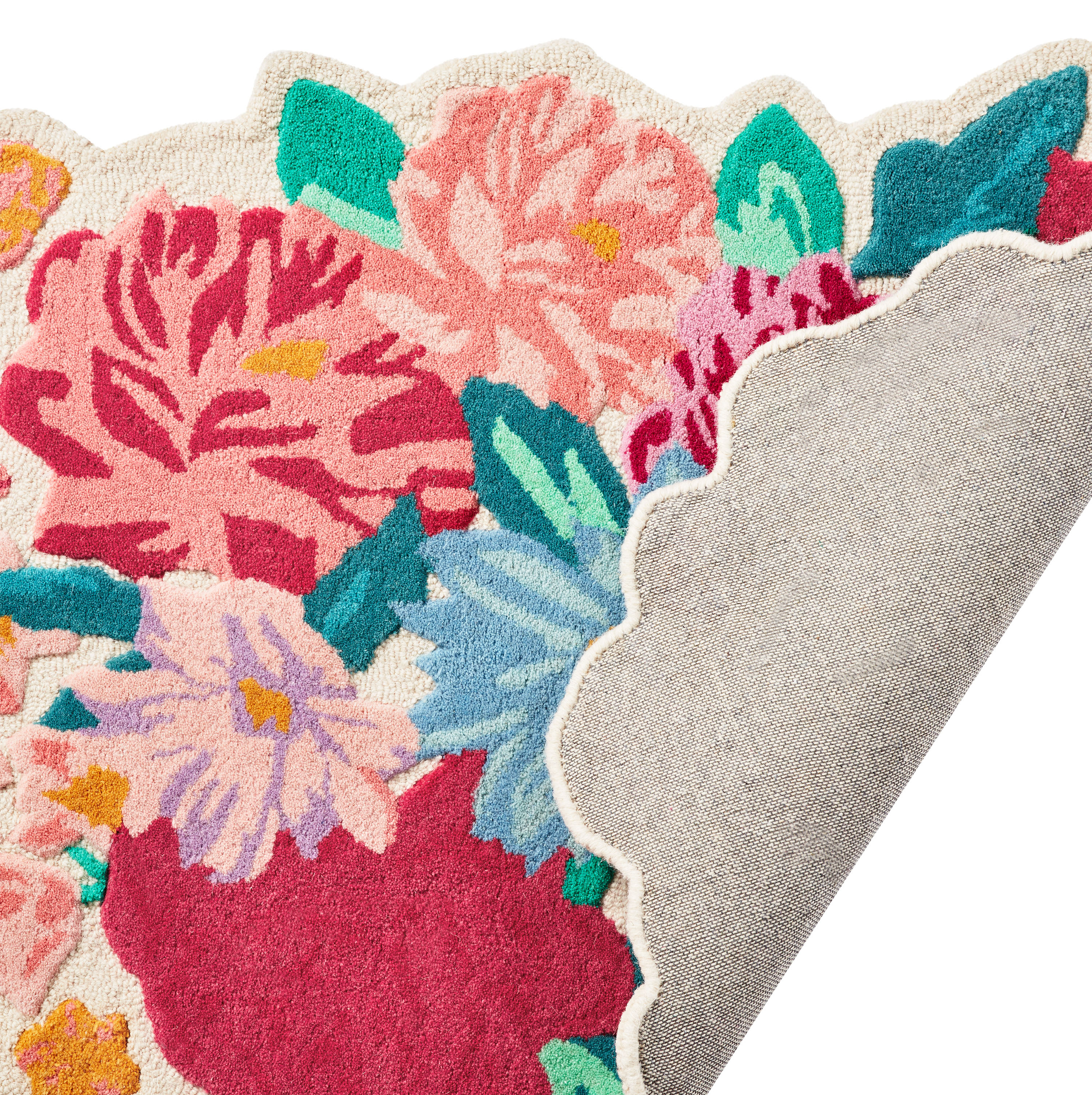 The Pioneer Woman Brilliant Bloom Wool Floral Multicolor Accent Rug, 30 in x 46 in
